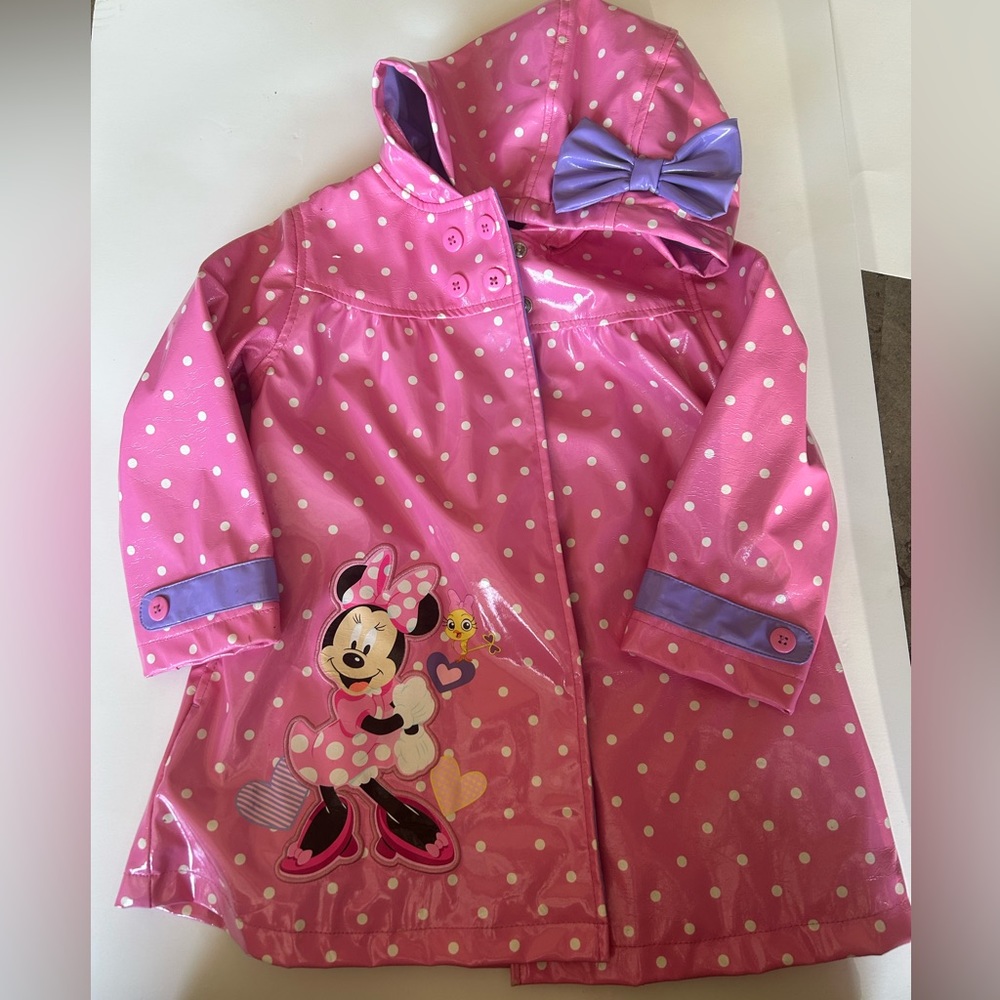 Disney Minnie Mouse Rain Coat - 3T